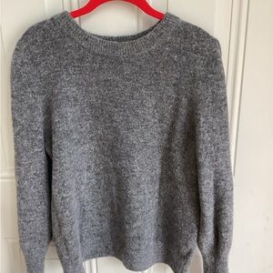 H&M Heather Gray Women's Crew Neck Sweater